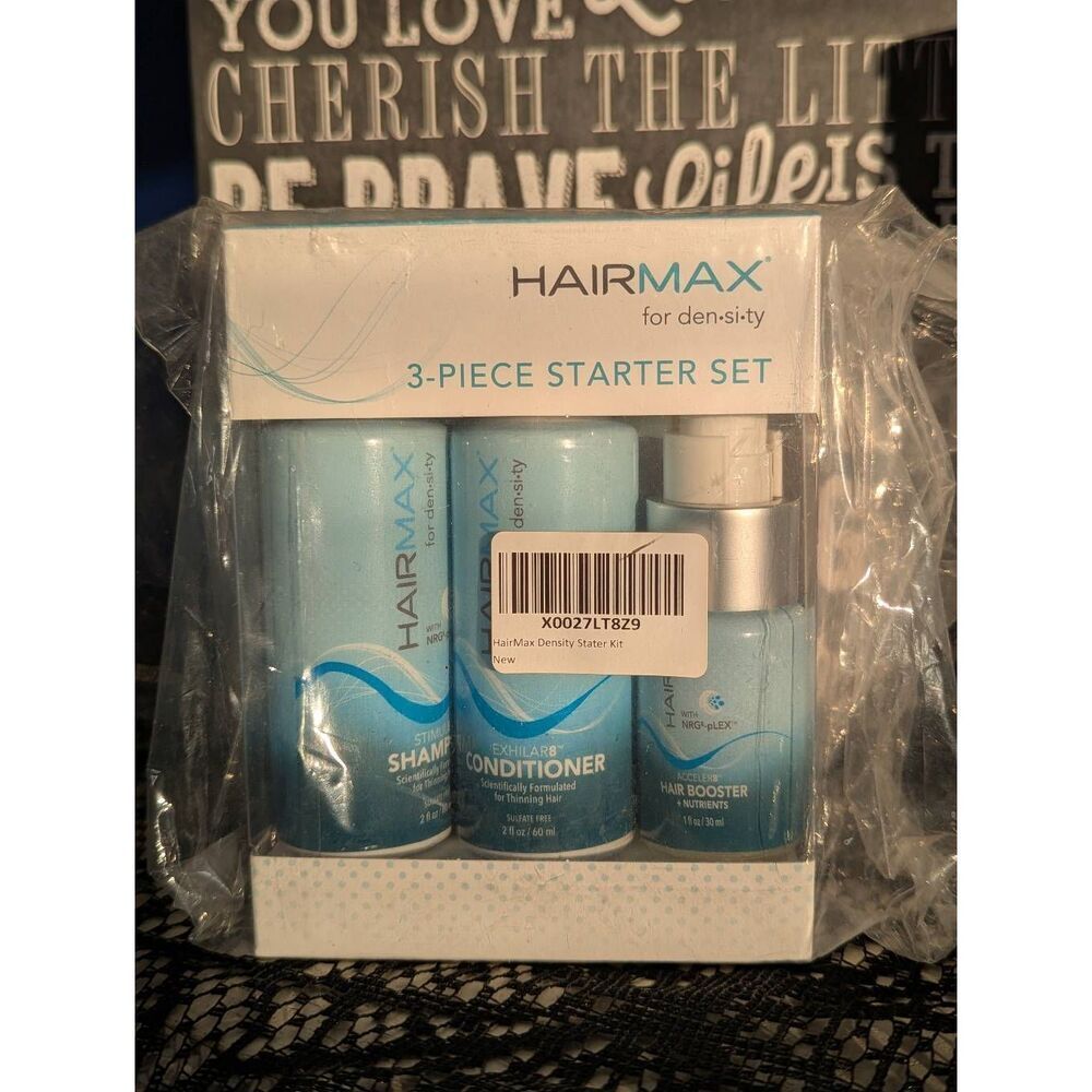 HairMax for Density 3 pc Starter Set Travel Set Sealed!